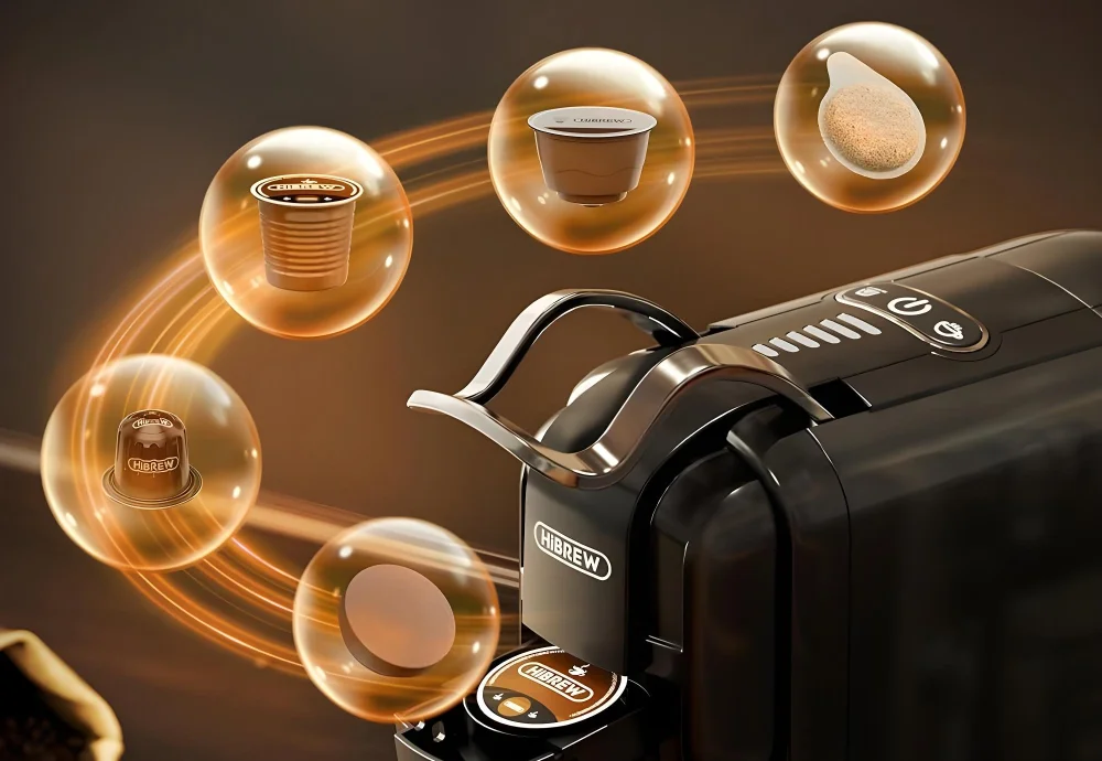 capsule coffee machine with milk frother